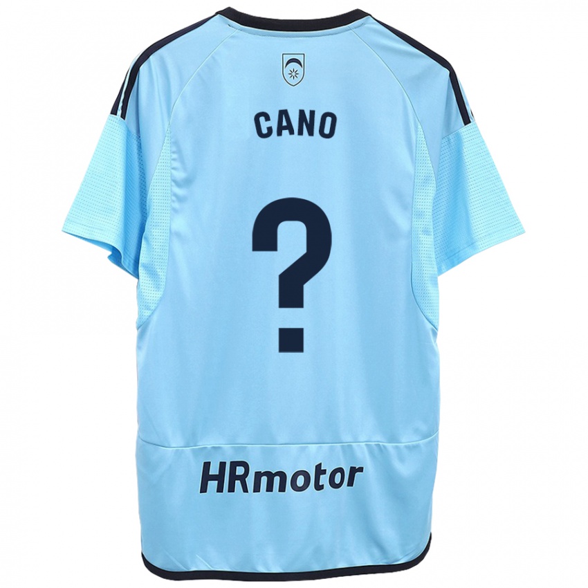 Niño Camiseta Javi Caño #0 Azul 2ª Equipación 2023/24 La Camisa Chile