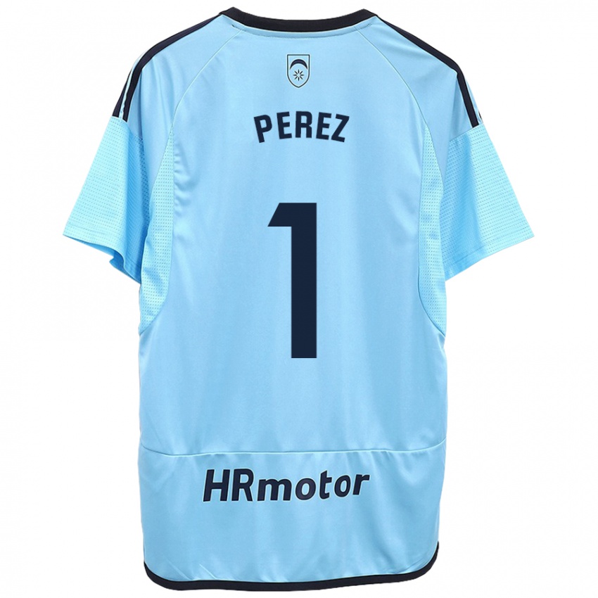 Niño Camiseta Silvia Pérez Fernández De Romarategui #1 Azul 2ª Equipación 2023/24 La Camisa Chile