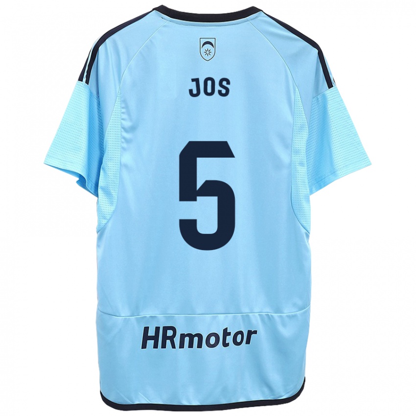 Niño Camiseta Josune Urdaniz Maurin #5 Azul 2ª Equipación 2023/24 La Camisa Chile