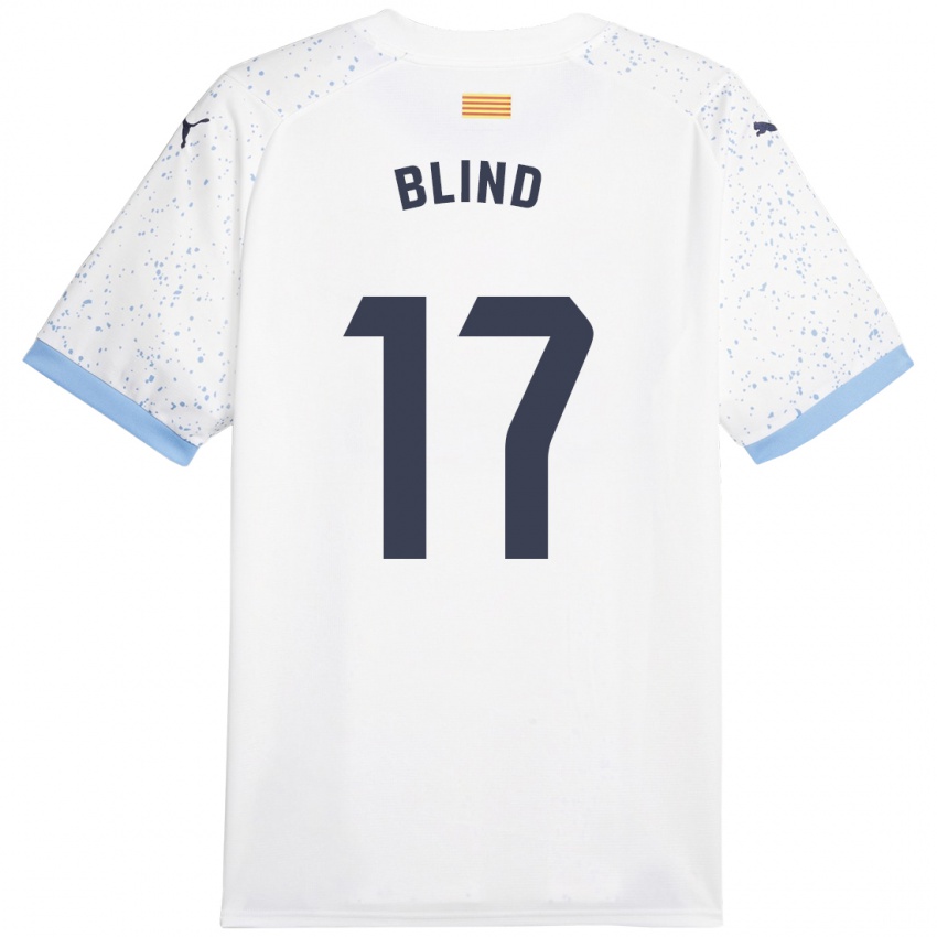 Niño Camiseta Daley Blind #17 Blanco 2ª Equipación 2023/24 La Camisa Chile