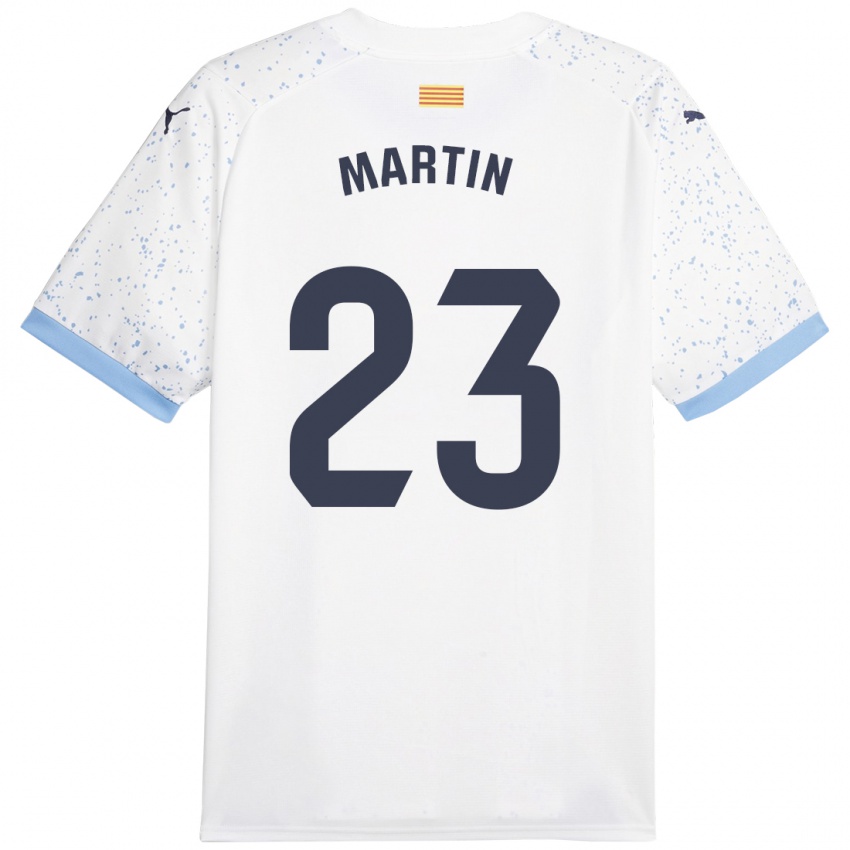 Niño Camiseta Iván Martín #23 Blanco 2ª Equipación 2023/24 La Camisa Chile