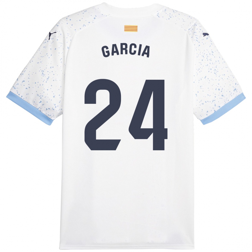 Niño Camiseta Borja García #24 Blanco 2ª Equipación 2023/24 La Camisa Chile