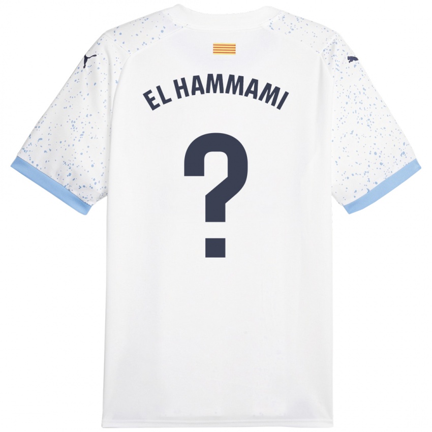 Niño Camiseta Ayoub El Hammami #0 Blanco 2ª Equipación 2023/24 La Camisa Chile