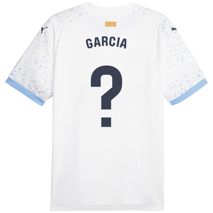 Niño Camiseta Jastin García #0 Blanco 2ª Equipación 2023/24 La Camisa Chile