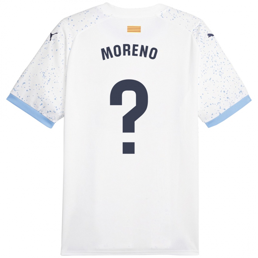 Niño Camiseta Gerard Moreno #0 Blanco 2ª Equipación 2023/24 La Camisa Chile