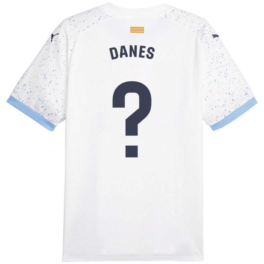 Niño Camiseta Jan Danés #0 Blanco 2ª Equipación 2023/24 La Camisa Chile