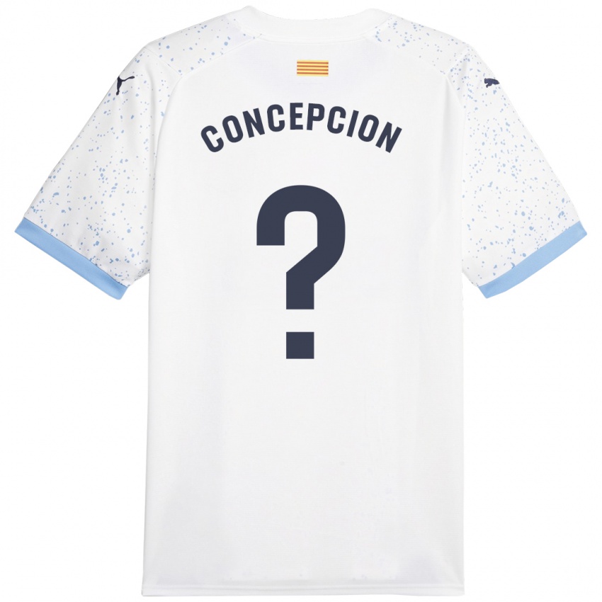 Niño Camiseta Elian Concepción #0 Blanco 2ª Equipación 2023/24 La Camisa Chile