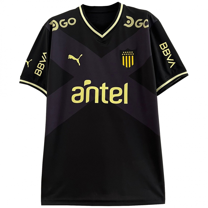 Niño Camiseta Kevin Méndez #10 Negro 2ª Equipación 2023/24 La Camisa Chile