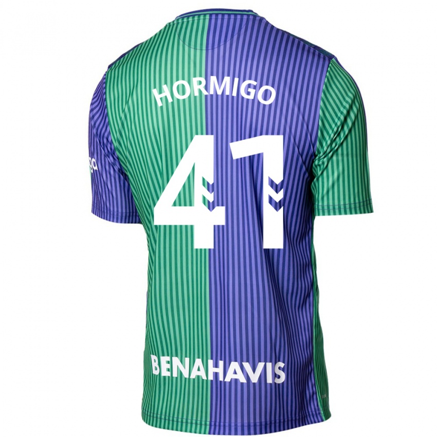 Niño Camiseta Cintia Hormigo #41 Verde Azul 2ª Equipación 2023/24 La Camisa Chile