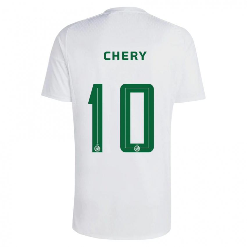 Niño Camiseta Tjaronn Chery #10 Verde Azul 2ª Equipación 2023/24 La Camisa Chile