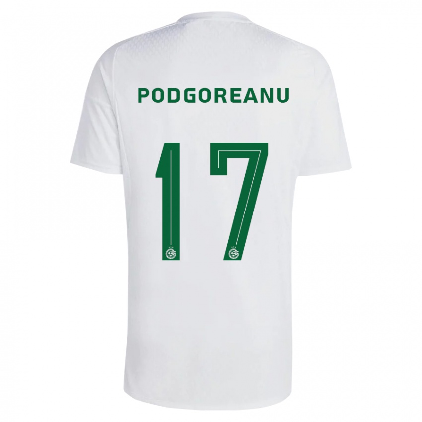 Niño Camiseta Suf Podgoreanu #17 Verde Azul 2ª Equipación 2023/24 La Camisa Chile