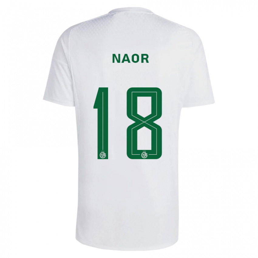 Niño Camiseta Goni Naor #18 Verde Azul 2ª Equipación 2023/24 La Camisa Chile
