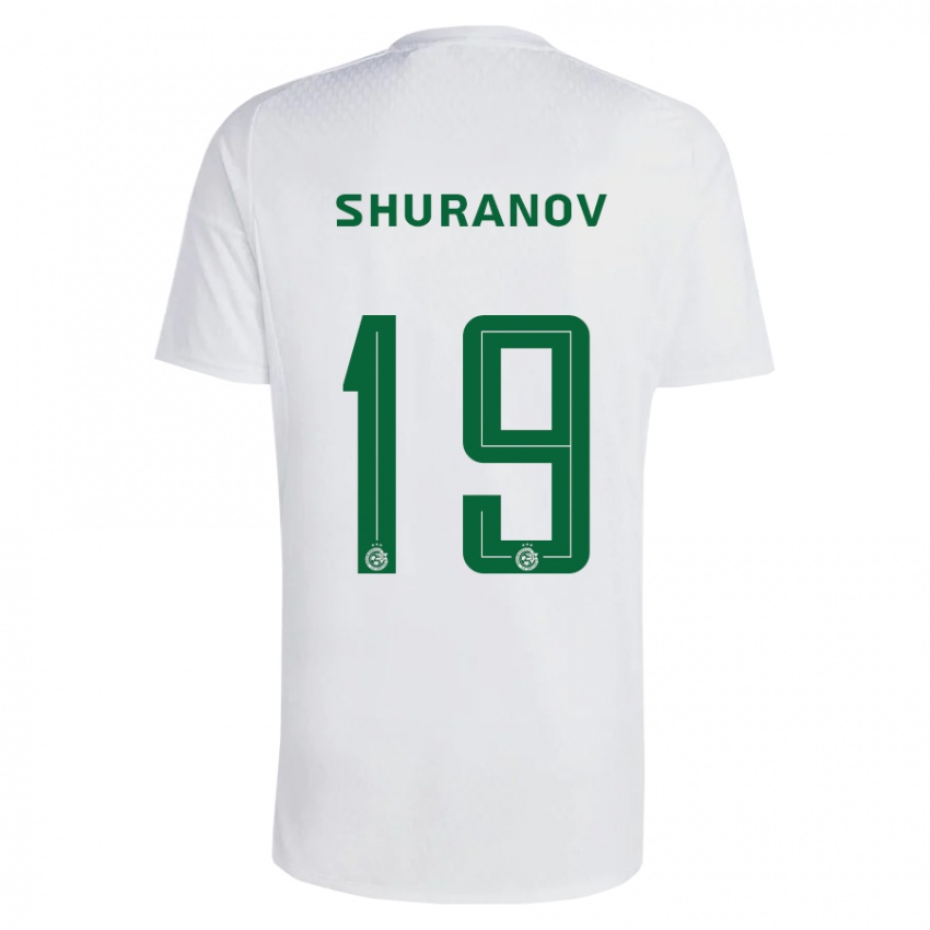 Niño Camiseta Erik Shuranov #19 Verde Azul 2ª Equipación 2023/24 La Camisa Chile