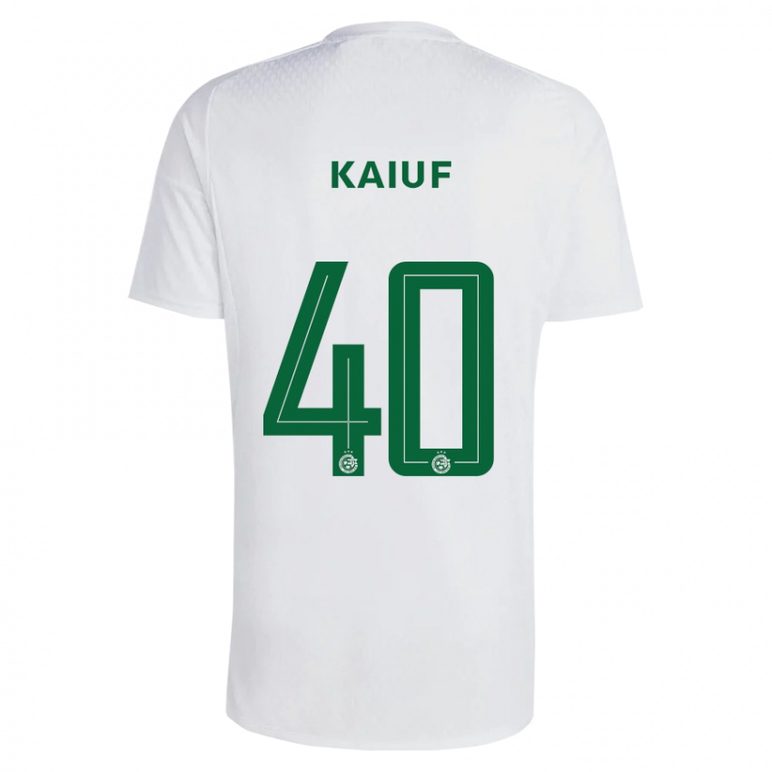 Niño Camiseta Sharif Kaiuf #40 Verde Azul 2ª Equipación 2023/24 La Camisa Chile