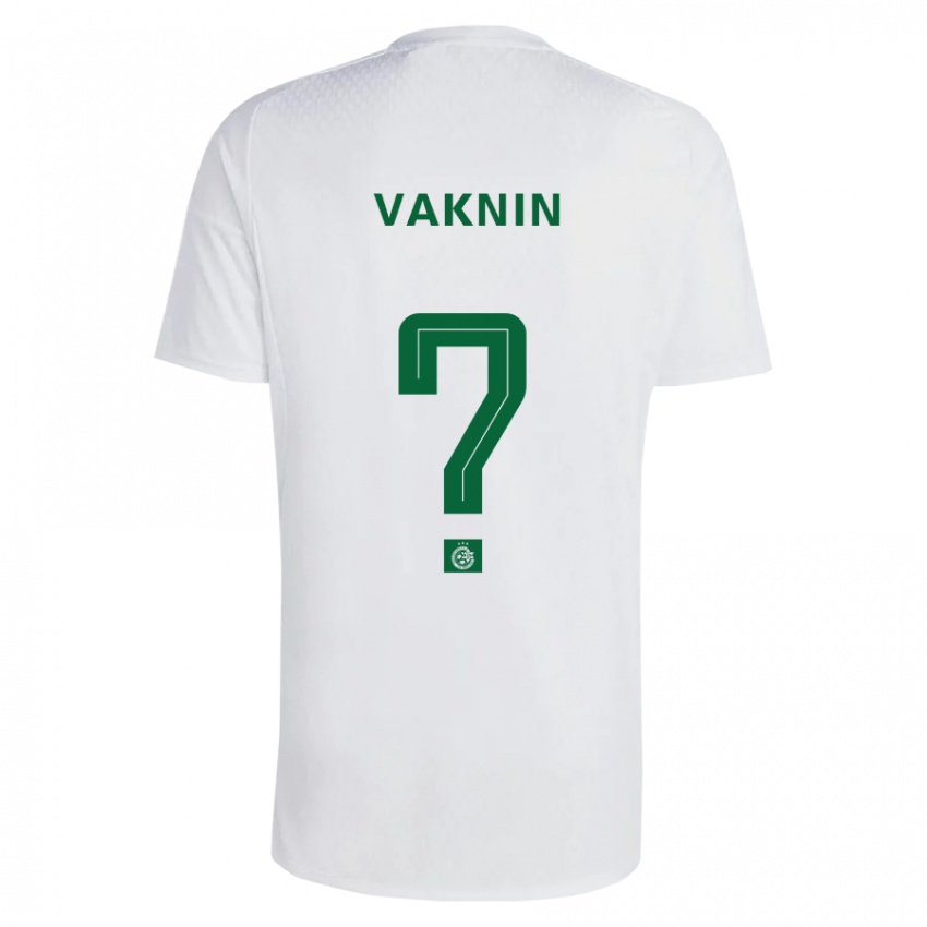 Niño Camiseta Raz Vaknin #0 Verde Azul 2ª Equipación 2023/24 La Camisa Chile