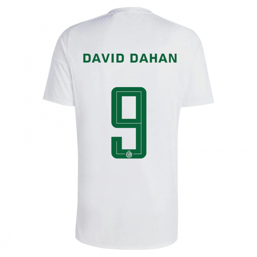 Niño Camiseta Omer David Dahan #9 Verde Azul 2ª Equipación 2023/24 La Camisa Chile