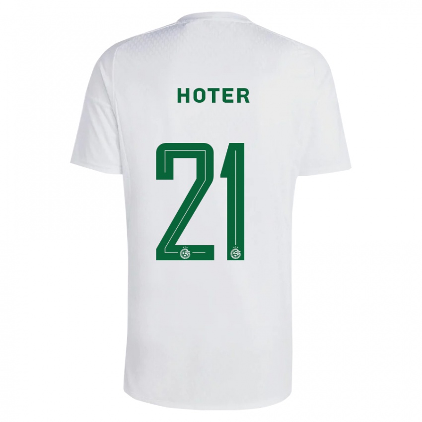 Niño Camiseta Tavor Hoter #21 Verde Azul 2ª Equipación 2023/24 La Camisa Chile
