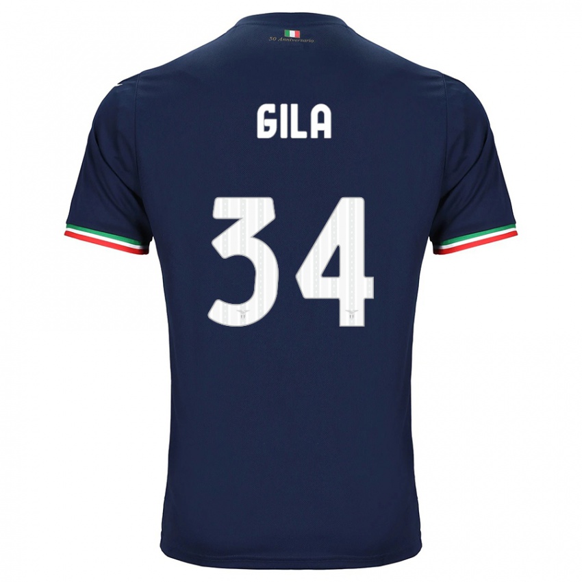 Niño Camiseta Mario Gila #34 Armada 2ª Equipación 2023/24 La Camisa Chile