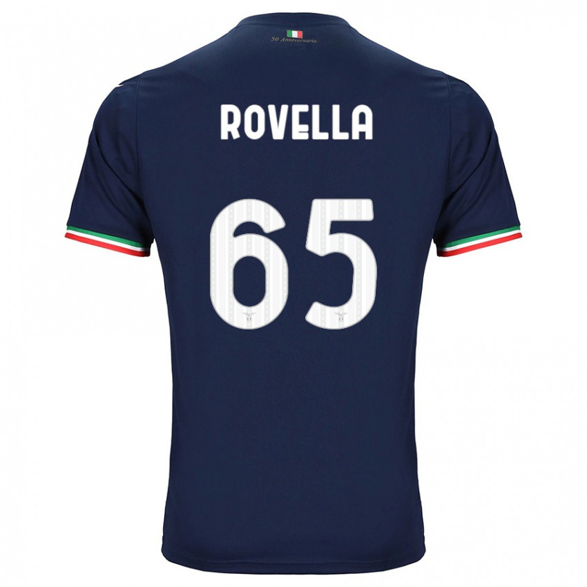Niño Camiseta Nicolo Rovella #65 Armada 2ª Equipación 2023/24 La Camisa Chile