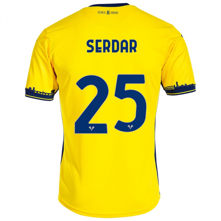 Niño Camiseta Suat Serdar #25 Amarillo 2ª Equipación 2023/24 La Camisa Chile