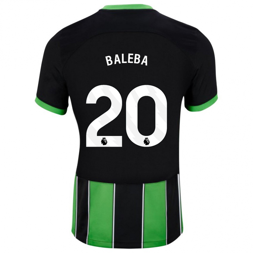 Niño Camiseta Carlos Baleba #20 Verde Negro 2ª Equipación 2023/24 La Camisa Chile