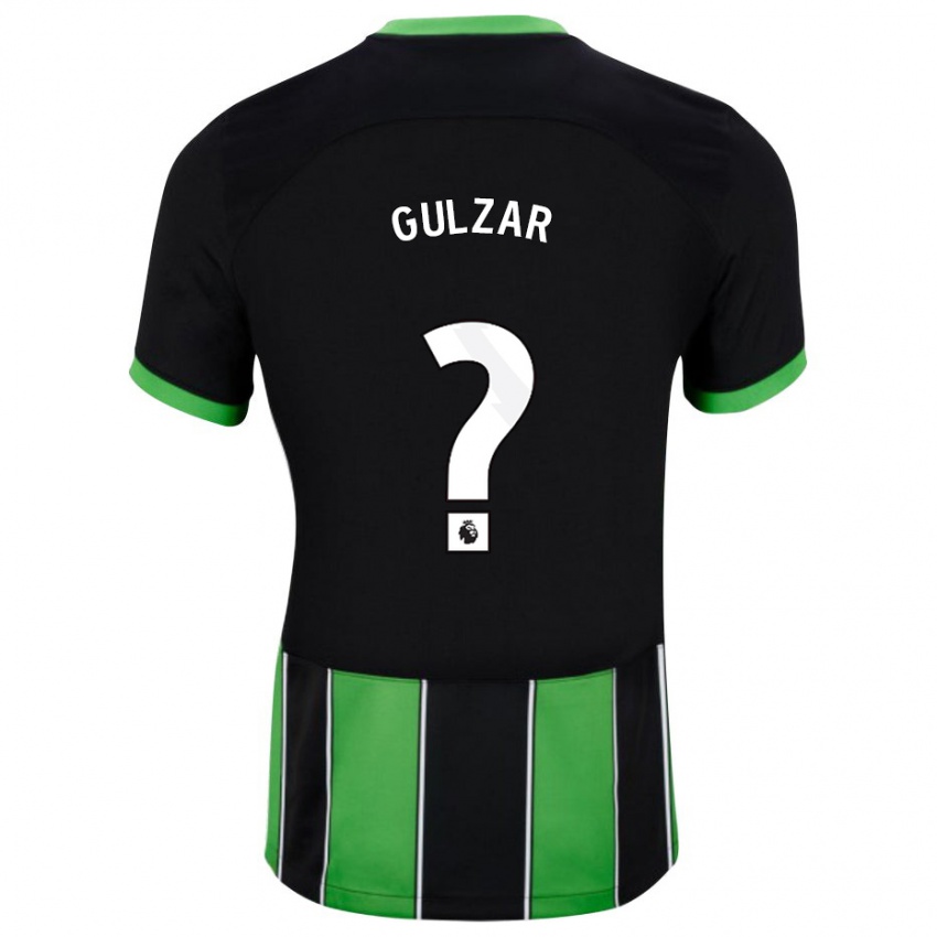 Niño Camiseta Layth Gulzar #0 Verde Negro 2ª Equipación 2023/24 La Camisa Chile
