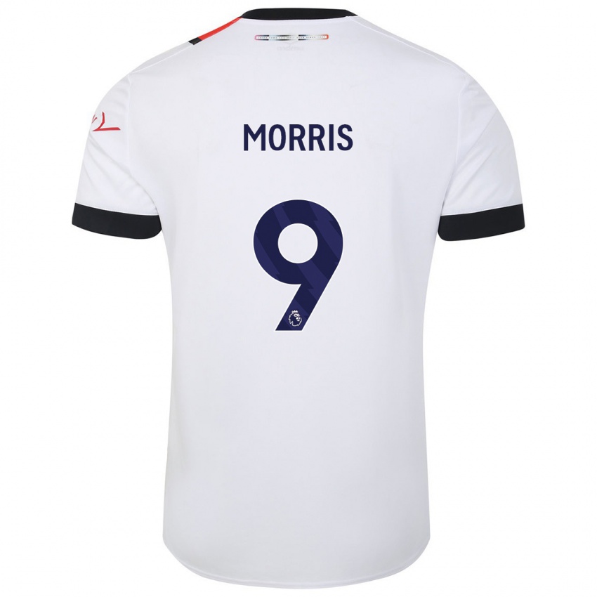 Niño Camiseta Carlton Morris #9 Blanco 2ª Equipación 2023/24 La Camisa Chile