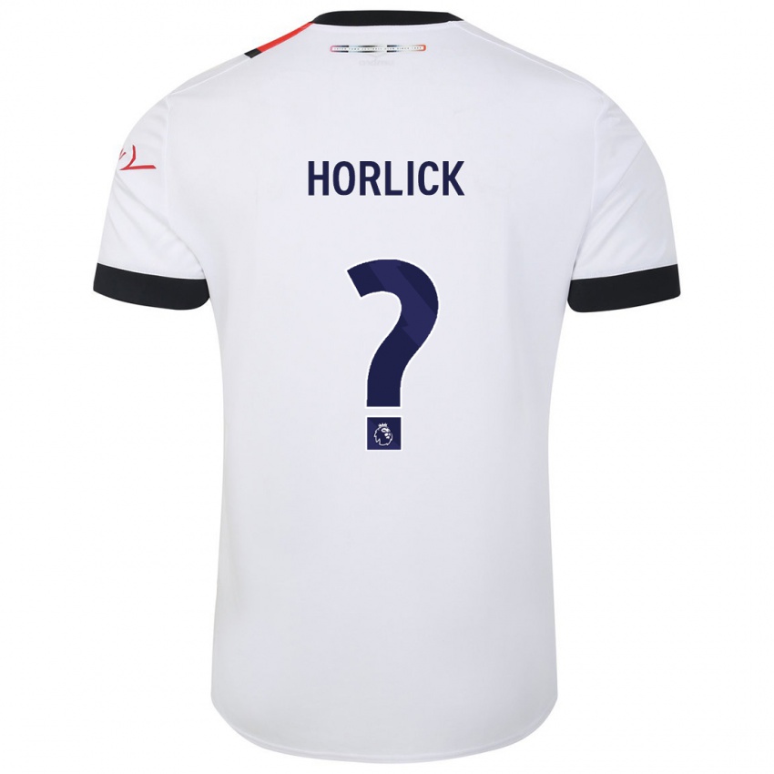 Niño Camiseta Jameson Horlick #0 Blanco 2ª Equipación 2023/24 La Camisa Chile