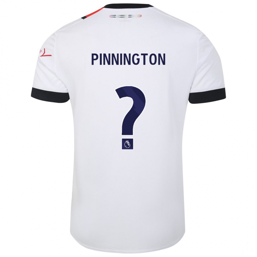 Niño Camiseta Jacob Pinnington #0 Blanco 2ª Equipación 2023/24 La Camisa Chile