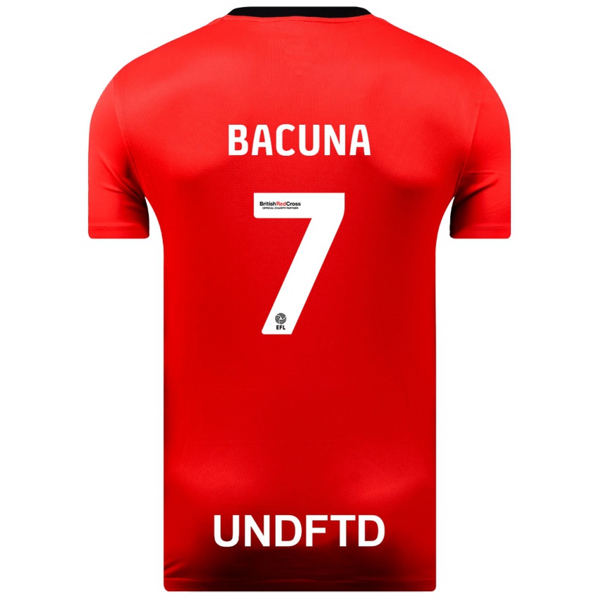 Niño Camiseta Juninho Bacuna #7 Rojo 2ª Equipación 2023/24 La Camisa Chile