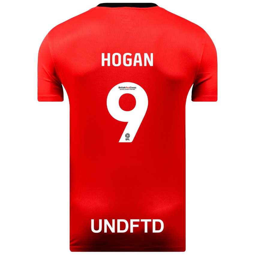 Niño Camiseta Scott Hogan #9 Rojo 2ª Equipación 2023/24 La Camisa Chile