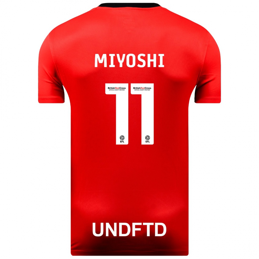 Niño Camiseta Koji Miyoshi #11 Rojo 2ª Equipación 2023/24 La Camisa Chile