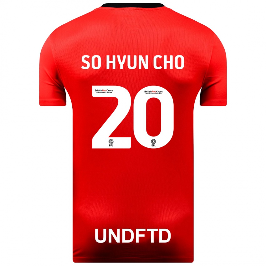 Niño Camiseta Cho So-Hyun #20 Rojo 2ª Equipación 2023/24 La Camisa Chile