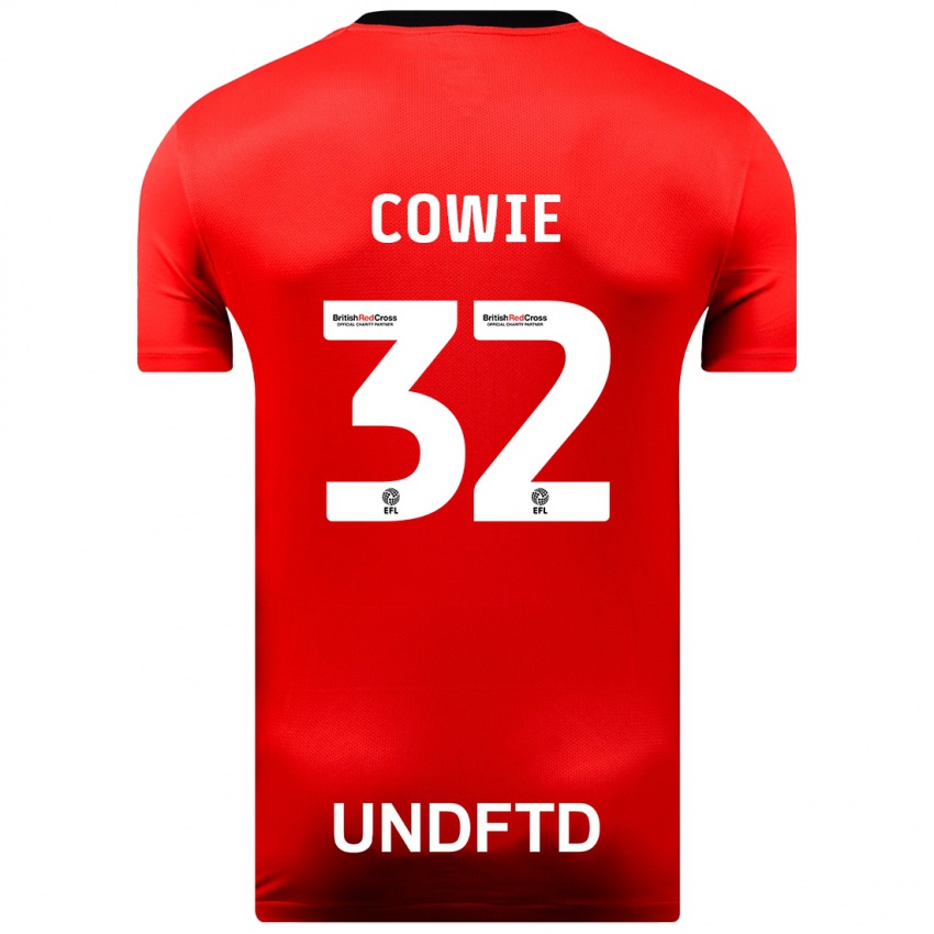 Niño Camiseta Abbie Cowie #32 Rojo 2ª Equipación 2023/24 La Camisa Chile