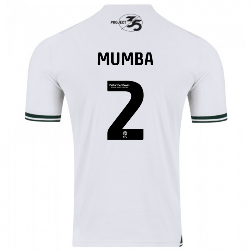 Niño Camiseta Bali Mumba #2 Blanco 2ª Equipación 2023/24 La Camisa Chile