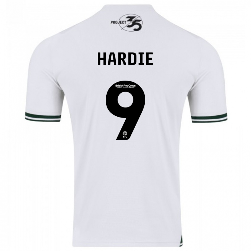 Niño Camiseta Ryan Hardie #9 Blanco 2ª Equipación 2023/24 La Camisa Chile