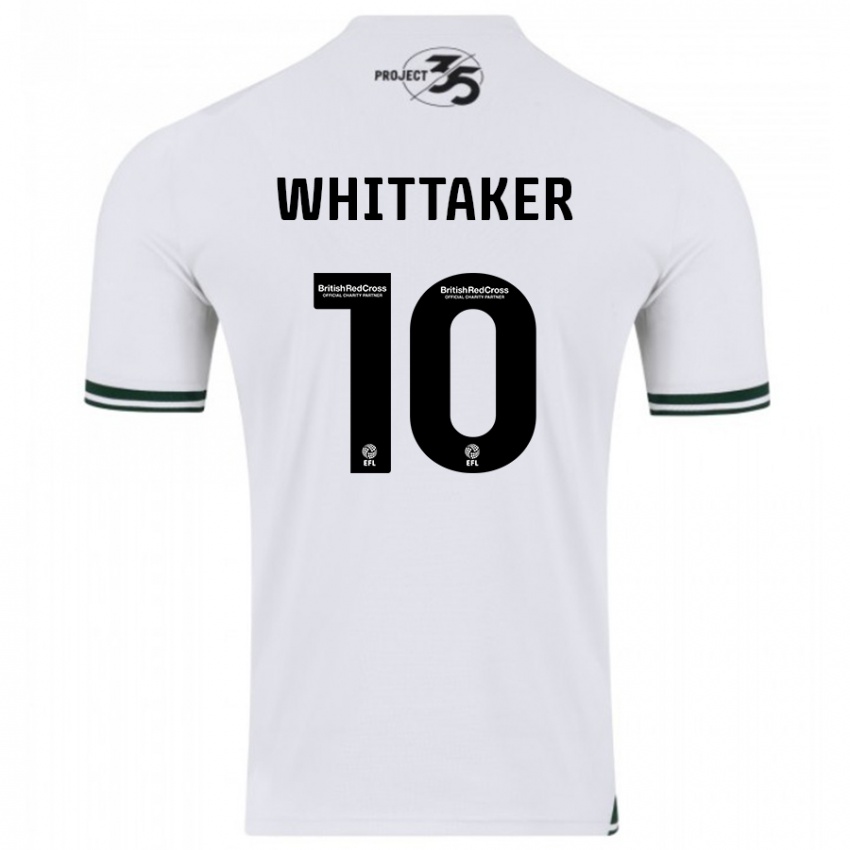 Niño Camiseta Morgan Whittaker #10 Blanco 2ª Equipación 2023/24 La Camisa Chile