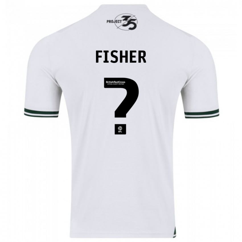 Niño Camiseta Cole Fisher #0 Blanco 2ª Equipación 2023/24 La Camisa Chile