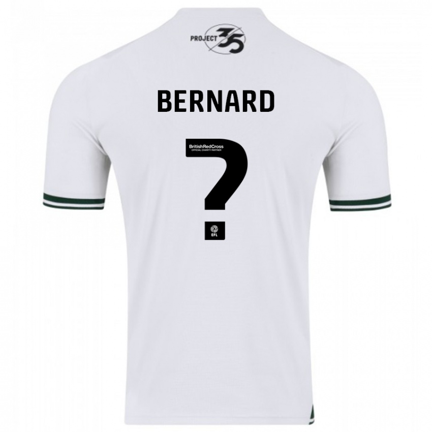 Niño Camiseta Josh Bernard #0 Blanco 2ª Equipación 2023/24 La Camisa Chile