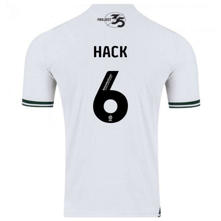 Niño Camiseta Lucy Hack #6 Blanco 2ª Equipación 2023/24 La Camisa Chile