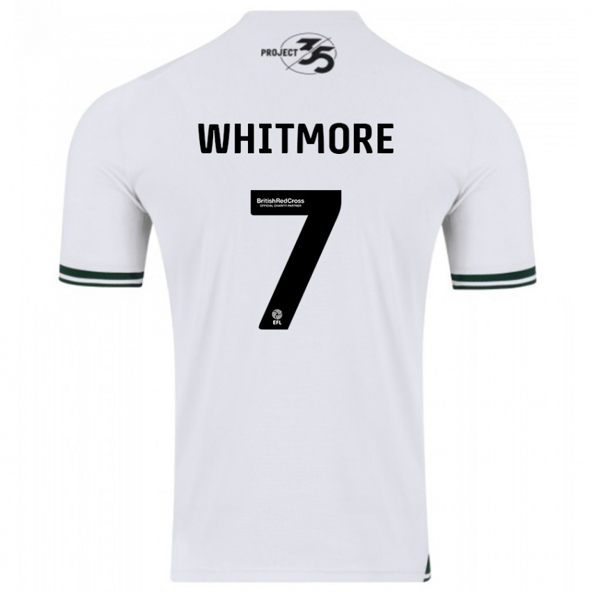 Niño Camiseta Charlotte Whitmore #7 Blanco 2ª Equipación 2023/24 La Camisa Chile