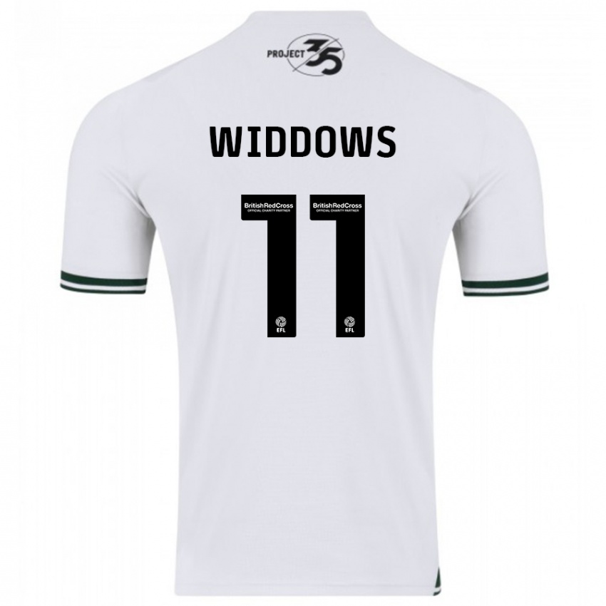 Niño Camiseta Jade Widdows #11 Blanco 2ª Equipación 2023/24 La Camisa Chile