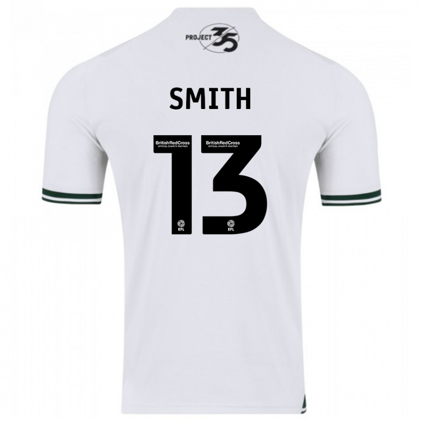 Niño Camiseta Grace Smith #13 Blanco 2ª Equipación 2023/24 La Camisa Chile