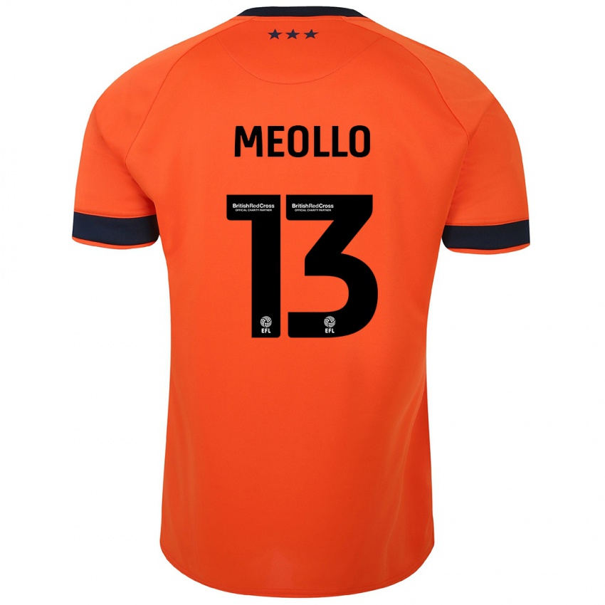 Niño Camiseta Nina Meollo #13 Naranja 2ª Equipación 2023/24 La Camisa Chile