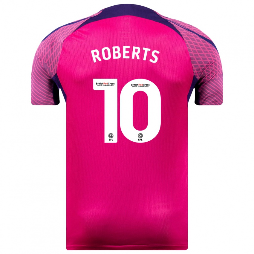 Niño Camiseta Patrick Roberts #10 Morado 2ª Equipación 2023/24 La Camisa Chile