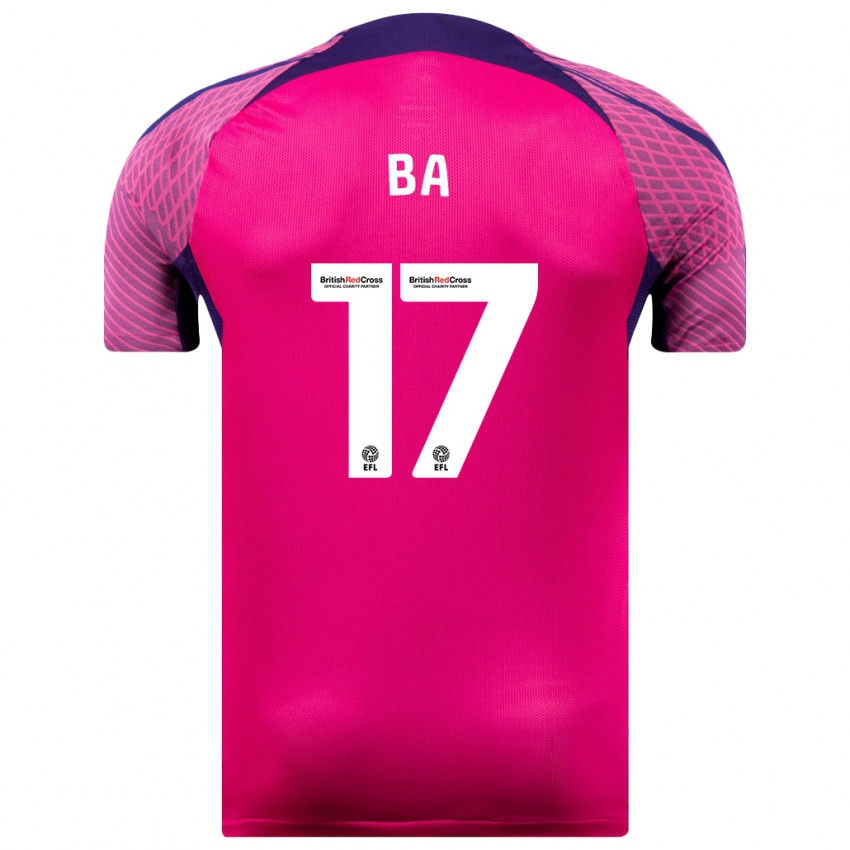 Niño Camiseta Abdoullah Ba #17 Morado 2ª Equipación 2023/24 La Camisa Chile