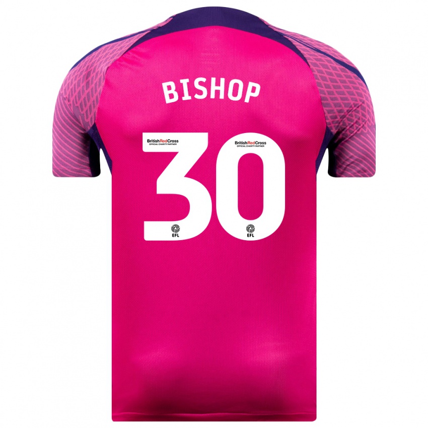 Niño Camiseta Nathan Bishop #30 Morado 2ª Equipación 2023/24 La Camisa Chile