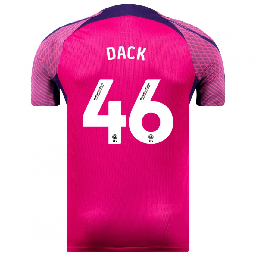 Niño Camiseta Bradley Dack #46 Morado 2ª Equipación 2023/24 La Camisa Chile