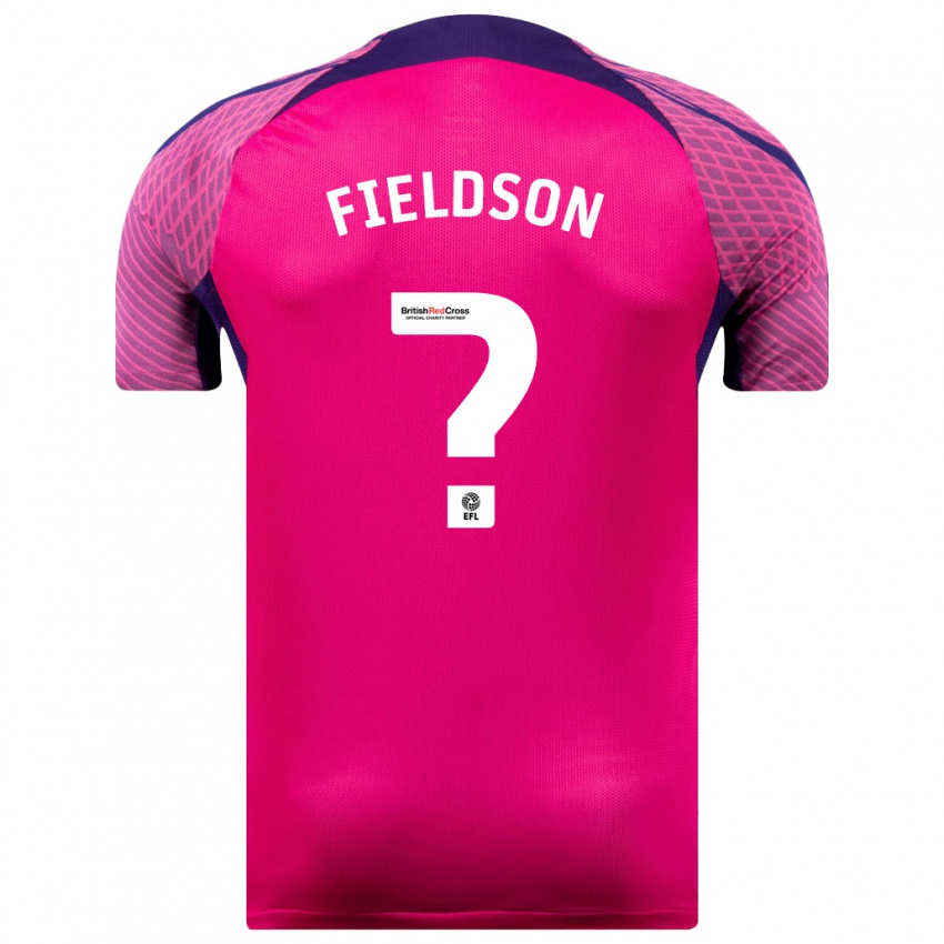 Niño Camiseta Henry Fieldson #0 Morado 2ª Equipación 2023/24 La Camisa Chile