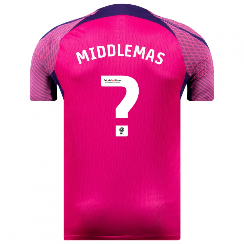 Niño Camiseta Ben Middlemas #0 Morado 2ª Equipación 2023/24 La Camisa Chile